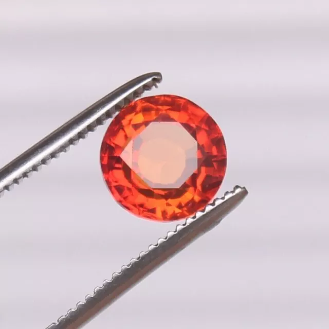 Mandarin Natural Spessartite Fanta Orange Garnet Round Shape 5.50 Cts Loose Gems 2