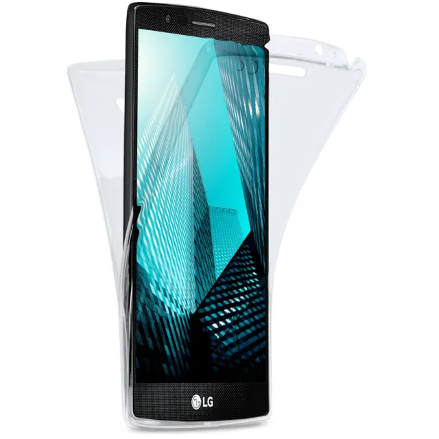 Coque pour LG G4 Étui en Silicone 360 Degré Housse Autour Protection Transparent