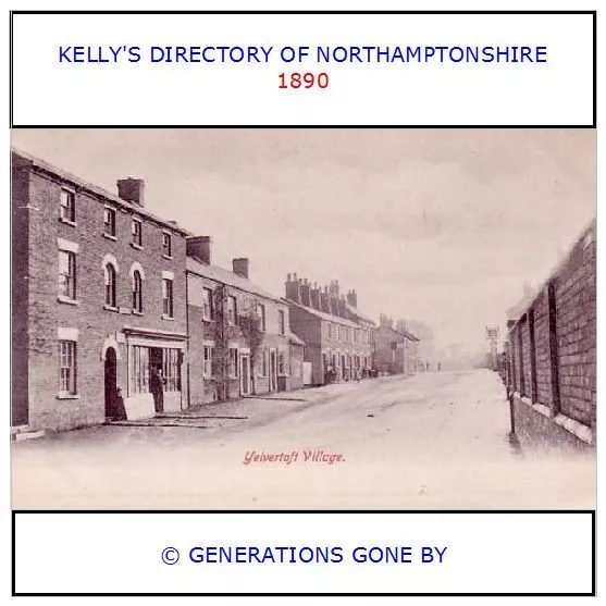 Kelly's Directory of Northamptonshire: 1890 CD ROM