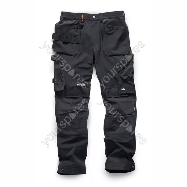 Scruffs Pro Flex Plus Holster Trousers Black - 34L