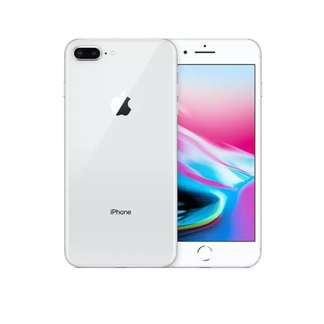 Apple iPhone 8 Plus - 64GB - Silver (Factory Unlocked) IOS WIFI LTE 4G 2