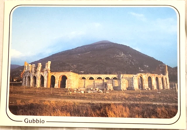 CARTOLINA GUBBIO TEATRO ROMANO (non viaggiata)