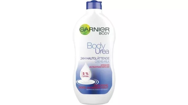Garnier Body Urea Lotion 400 ml 24H Intensiv Hautglättende Creme Milk 5 % Urea