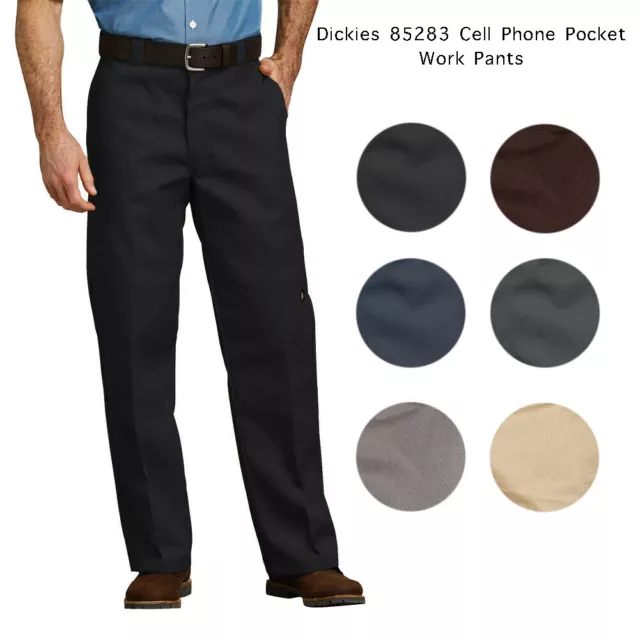 Dickies Men's 85283 Loose Fit Double Knee Uniform Work Pants Trousers