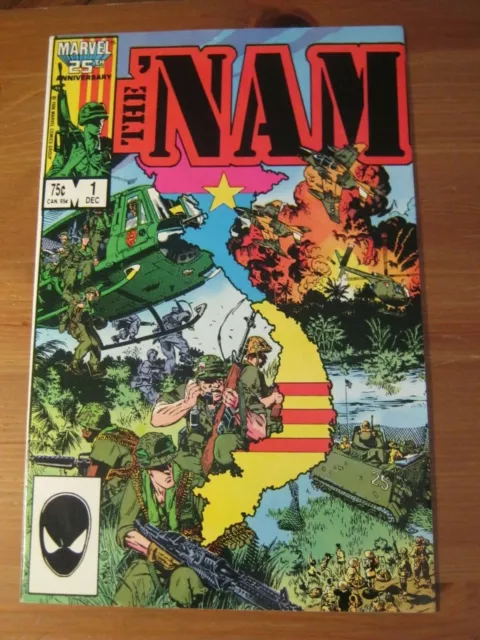 The 'Nam # 1 - 2nd Printing Dec 1986 Marvel - Direct Edition Michael Golden ZCO2
