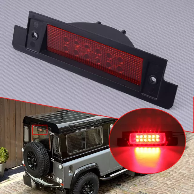 High Mount LED 3rd Brake Light Lamp Fit For Discovery I II Defender Red