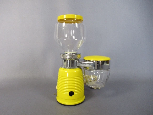Vintage Quick Mill Molino Café Amarillo Modernariat O Años '60 Funciona