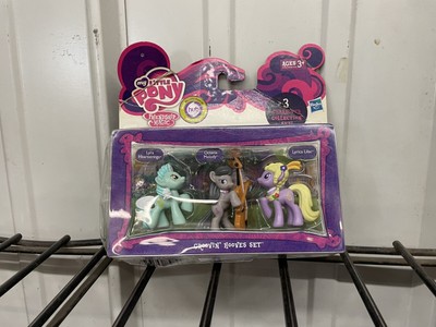 MY LITTLE PONY HASBRO Minis Groovin Hooves Set Octavia Lyrica Lilac Lyra - 2012 $0.99 - PicClick