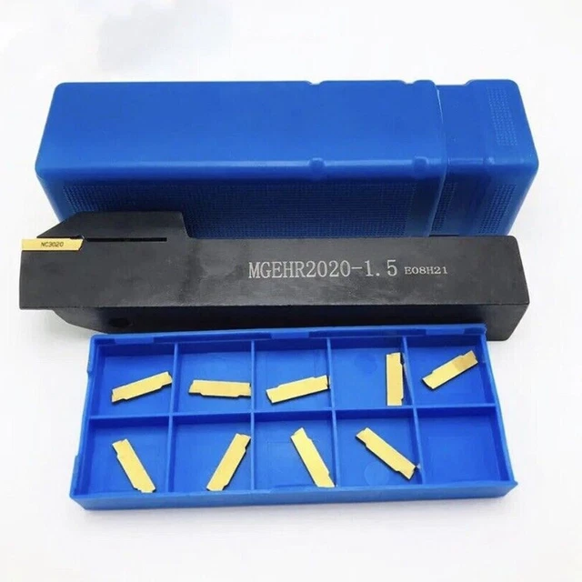 3/4 MGEHR2020-1.5 Lathe Turning Tool Grooving Cutting Holder & MGMN150-G Inserts