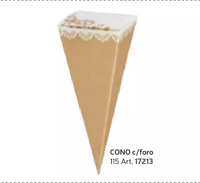 CONO PORTA RISO e confetti in carta color BIANCO e pizzo 50 EUR 15,00 -  PicClick IT