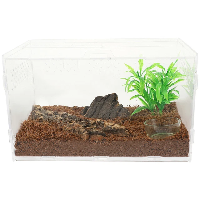 Sfondo 3D Per Acquario/Terrario - Lastra In PU Con Effetto Roccia, 45x30x5 Cm, Per Rettili E Anfibi - Foto 2