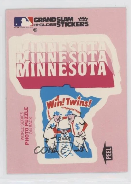 1979 Fleer Grand Slam Hi-Gloss Team Stickers Minnesota Twins (Team Logo) #MIN.1