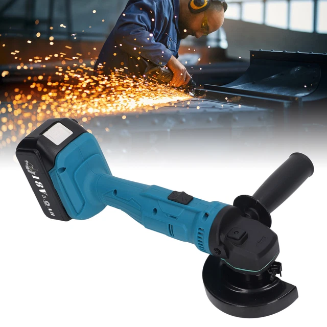Smerigliatrice Angolare Senza Fili Makita 18V - Brushless, Disco 125mm, 3 Velocità, Per Taglio E Levigatura
