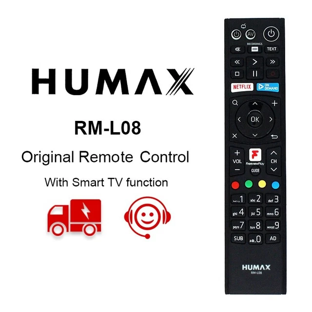 GENUINE HUMAX RML08 For HD TV Recorder Remote FVP4000T FVP5000T Freeview Play £10.99