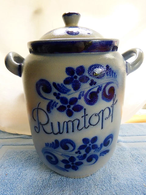 RUMTOPF WESTERWÄLDER Steinzeug mit Deckel Salzglasur Gärtopf 3,5 L, TOP ...