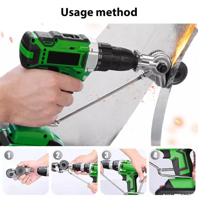 Safe and Durable Electric Drill Plate Cutter Attachment Electric Drill Shears AU 2