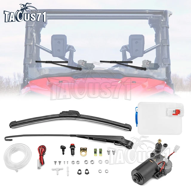 UTV 12V ELECTRIC Windshield Wiper Motor Kit for Polaris RZR Ranger