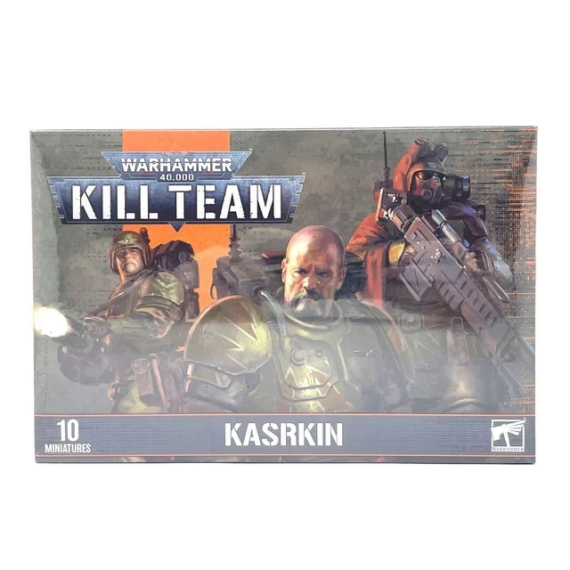 Warhammer 40K: Kasrkin Plasma Gunner - Stormtrooper Guardia Imperiale Astra Militarum Kill Team (Sprue Nuovo)
