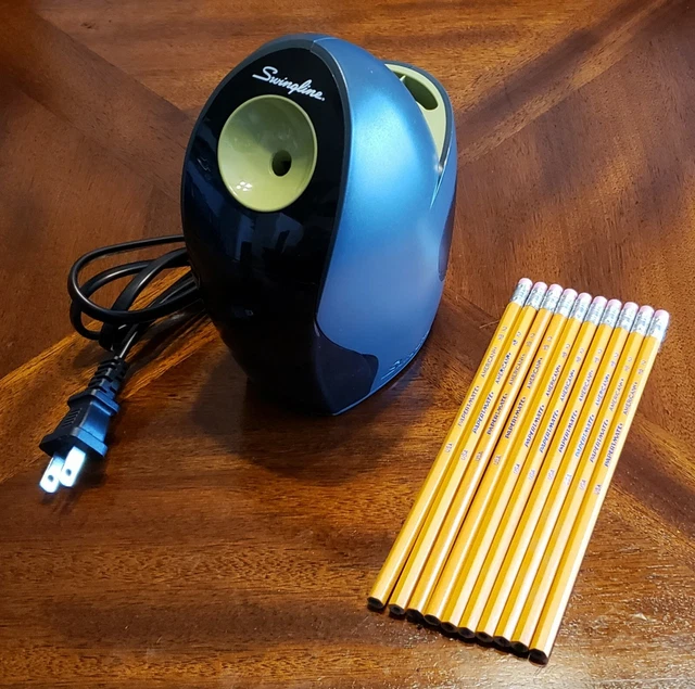 Swingline Electric Desktop Pencil Sharpener + Pencils