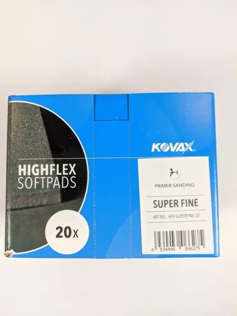 KOVAX Highflex Sopftpads Super Fine Primer Ponçage 115x140x6mm HFX-SUPERFINE-20