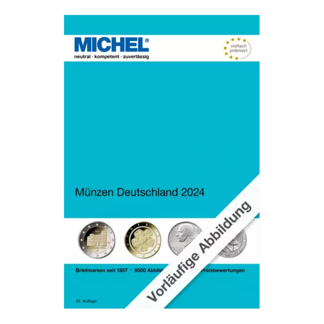 Catalogue Michel de cotation monnaies Allemandes 2024.