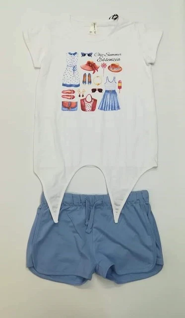 Set Maglietta E Short Ragazza