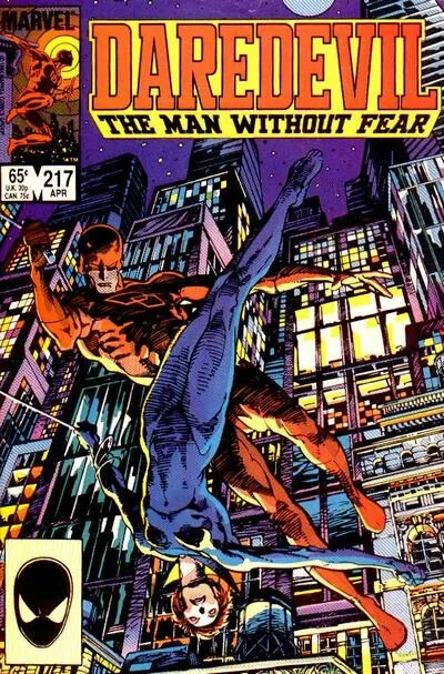 Marvel Comics Daredevil #217 Copper Age 1985