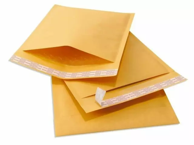 10 #CD 7.25X8 Kraft Paper Bubble Padded Envelopes Mailers Shipping Case 7.25"X8"