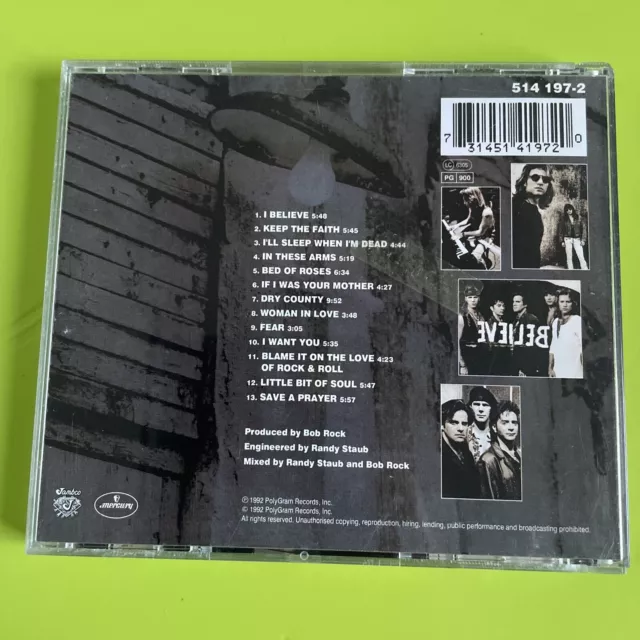 Bon Jovi - Keep the Faith (13 tracks) CD 🔝Sammlerstück/1992/ Dry Country 2