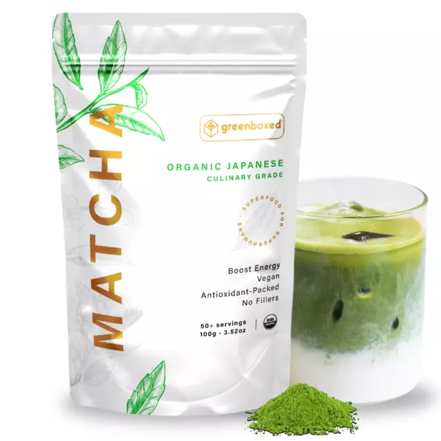 100% Pure Organic Matcha Green Tea Powder Matcha Lattes Te Verde Organico Macha