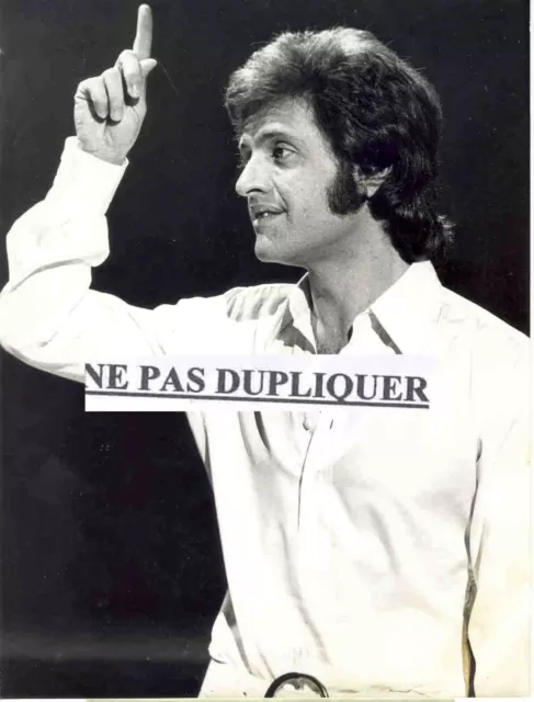 Photo De Presse Originale Interpress De Joe Dassin