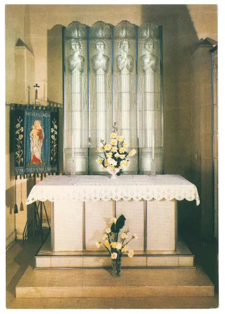 St. Matthew's Church, The Lady Chapel, Millbrook, Jersey. Postcard by Barton,