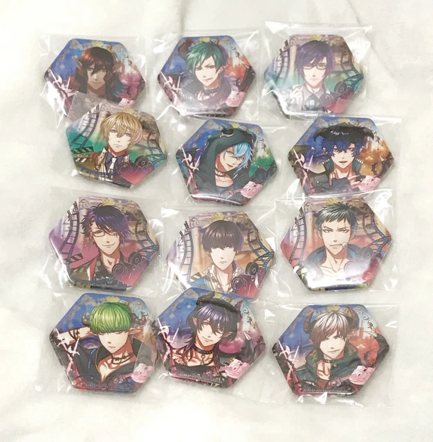 GCREST, 100 Princes of Dream Kingdom, Full Set of 12 Halloween Monster Buttons