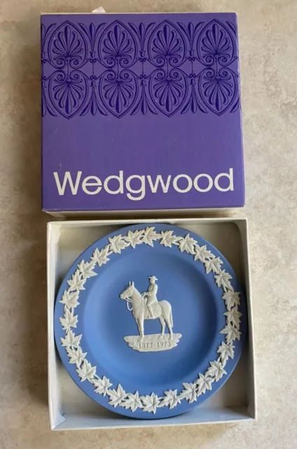 Wedgwood Vintage Jasper {pale blue} R.C.M.P 4.5" Round Sweet Dish With Box