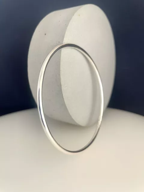 IN STOCK MASSIVE Heavy 14 Gauge Thick Chunky Solid 925 Sterling Silver Bangle