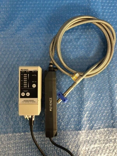 KEYENCE SJ-M200 CONTROLLER SJ-M020 Static Eliminator Ionizer Sensor ...