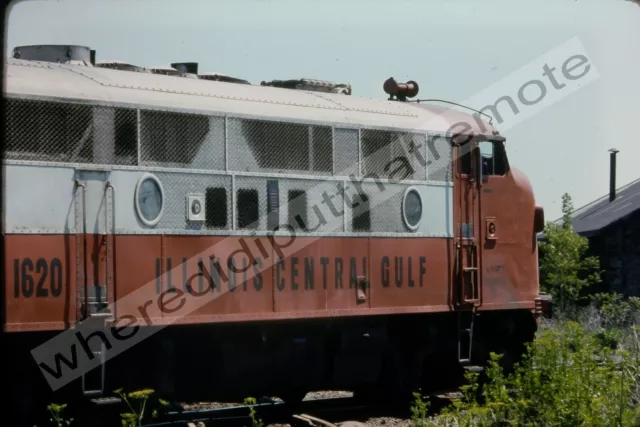 Original Slide Illinois Central Gulf ICG 1620 EMD F3A 21st St. Chicago 5-24-76