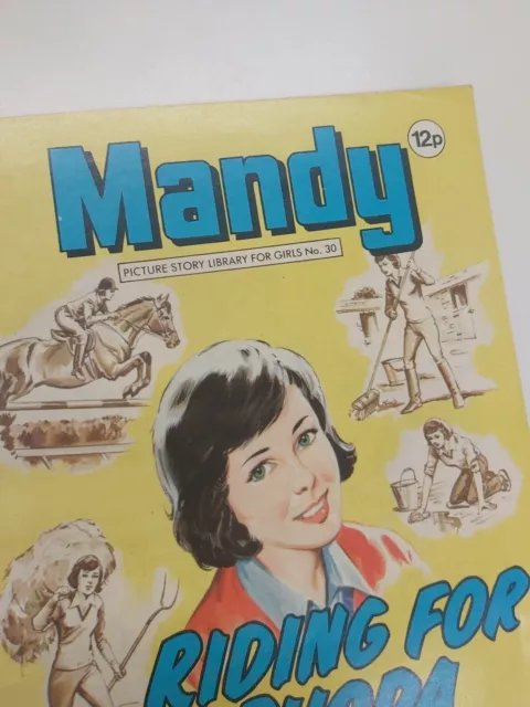 MANDY Picture Story Library For Girls - No. 30 Riding for Rhoda - 1981 3