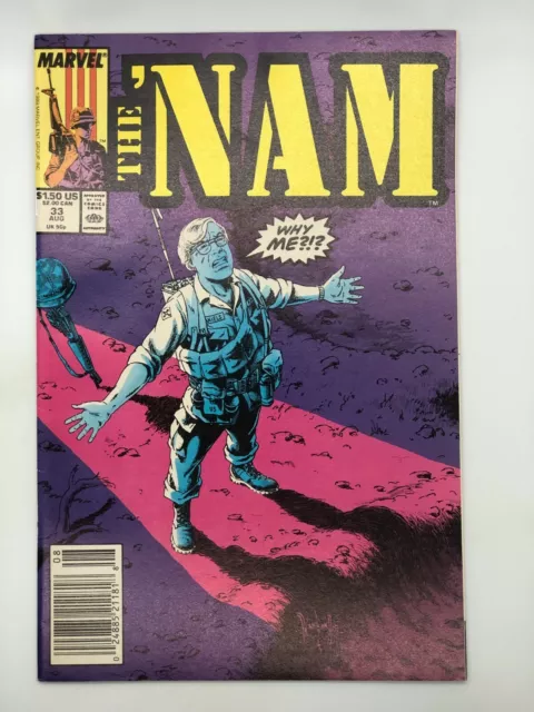 The 'Nam #33 Marvel 1989  Copper Age Comic Book