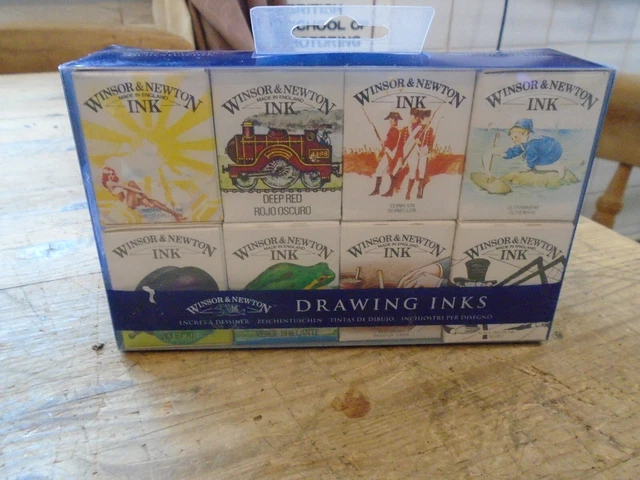 Winsor & Newton 1090094 Zeichnungstinte William Kollektion (8er Pack)