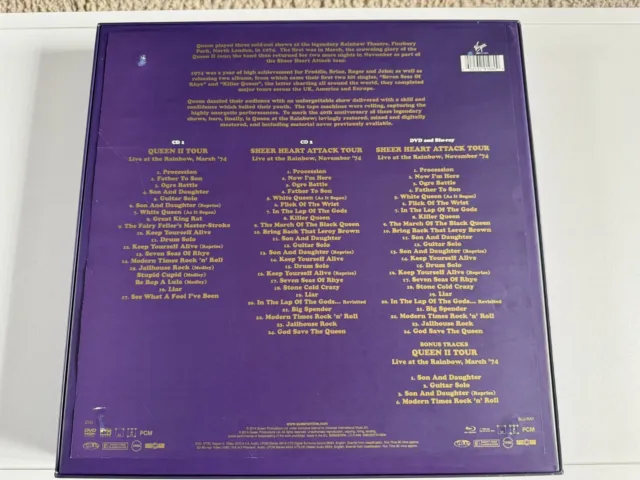 Queen Live At The Rainbow '74 Limited Edition Box Set 2