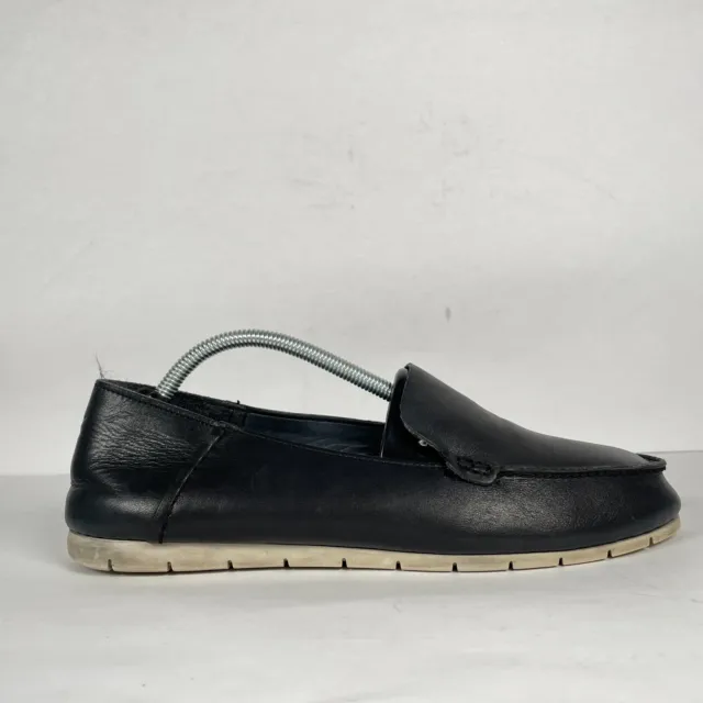 Frye Sedona Venetian Womens Size 8.5 M Black Leather Moc Loafers Slip On Shoes