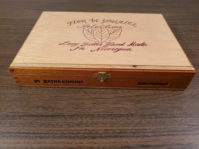 Flor De Gonzalez Wooden Cigar Box