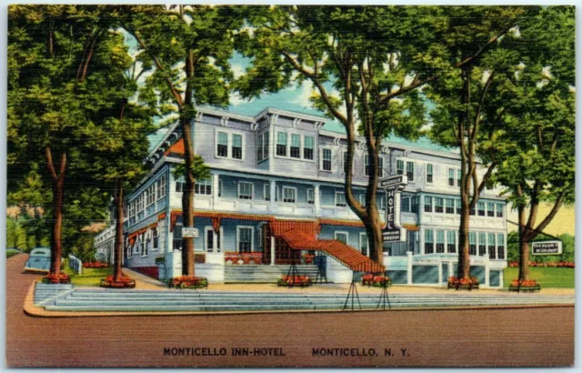 Postcard - Monticello Inn-Hotel, Monticello, New York