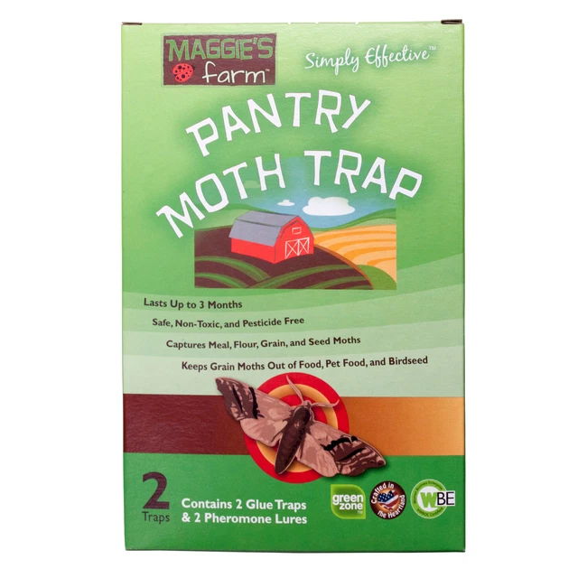 Pantry Moth Traps 2 Complete Traps Flour Moths Bird Seed Moths Pet Food Moths