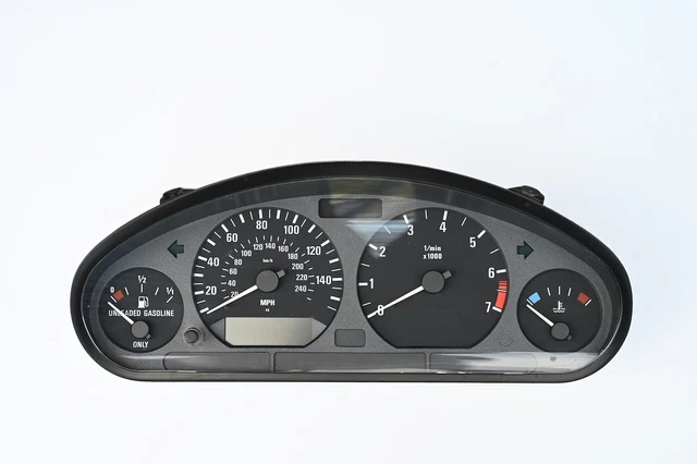 BMW Instrument Cluster E36 214k 4-cylinder 1995-1999 from 318i or 318ti – mph BMW Instrument Cluster E36 214k 4-cylinder 1995-1999 from 318i or 318ti – mph
