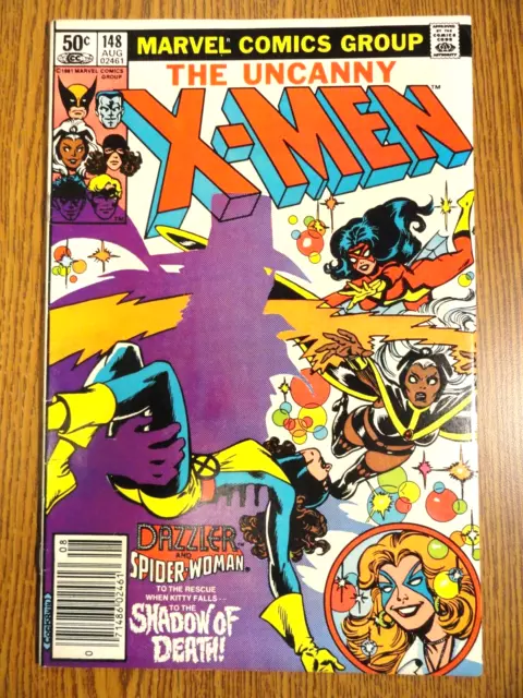 Uncanny X-Men #148 Newsstand Clé F+ 1st Caliban Dazzler Spider-Woman Marvel Mcu