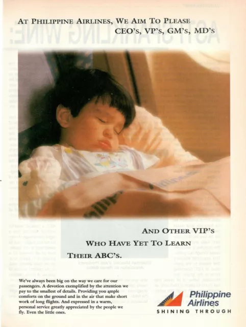 Philippine Airlines 1993 Advertising 'Vintage We Aim To Please