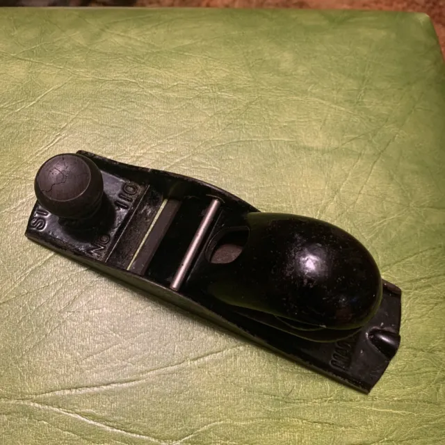 Vintage Stanley No. 110 Wood Hand Block Plane Made in USA Sweetheart Free Ship