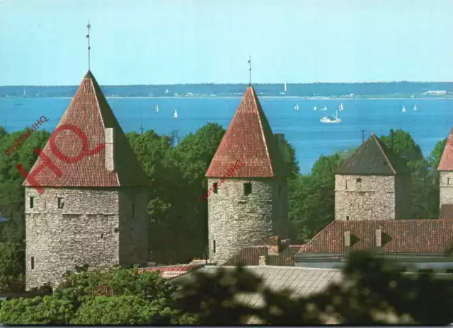 Picture Postcard>>Tallinn, Old Towers [Intourist]